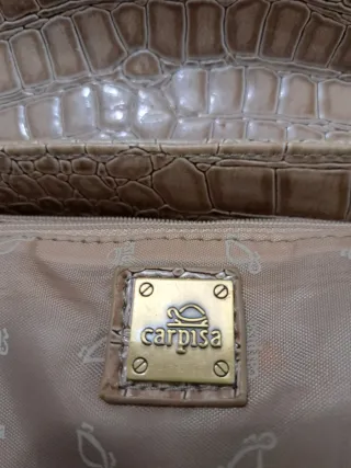 Borsa Carpisa finta pelle beige