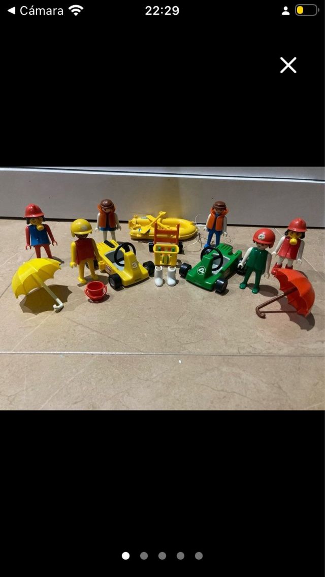 Lote Playmobil: Coches, Figuras y Accesorios clasi