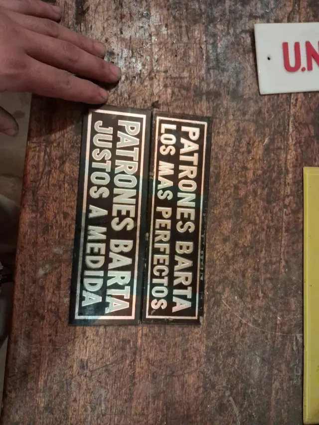 Carteles antiguos Patrones Barta