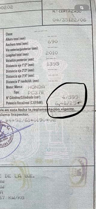 Honda CBR 600rr Roja y Negra