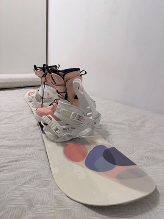 Tabla Snowboard Salomon Mujer + Botas + Fijaciones