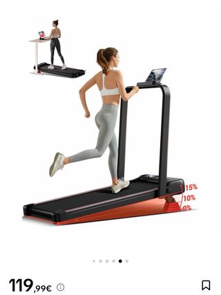 Cinta de correr plegable