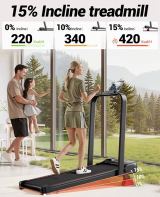 Cinta de correr plegable