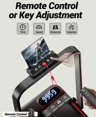 Cinta de correr plegable