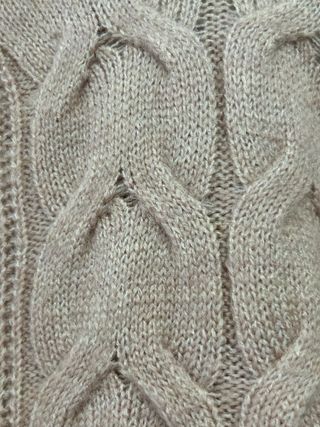 Jersey rosa trenzado talla L