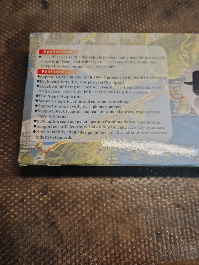 GPS/GSM Tracker Rastreador coche Moto