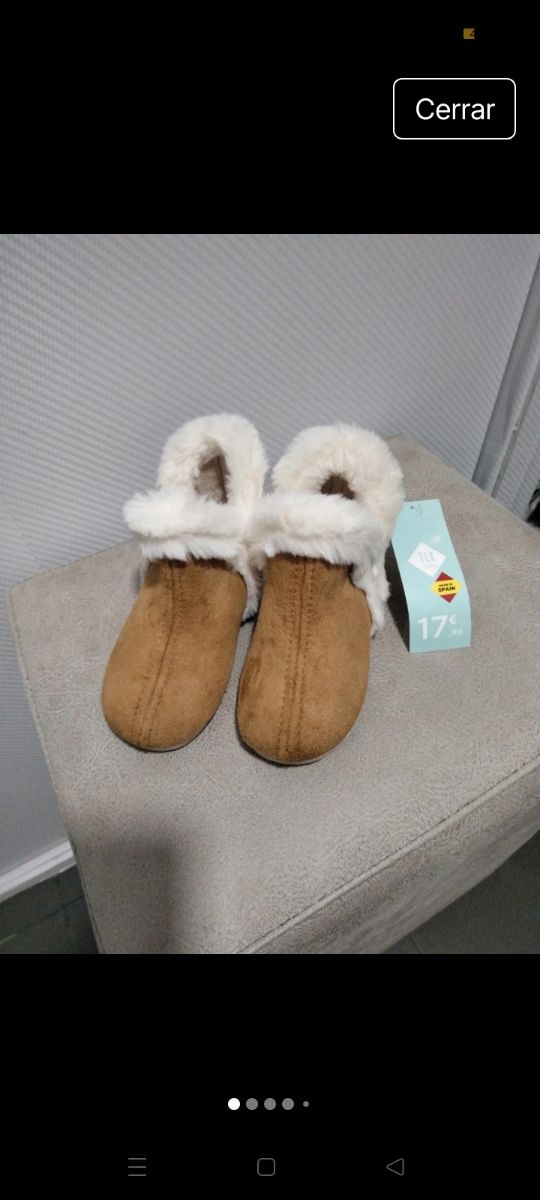 Botas de casa suela caucho Tex