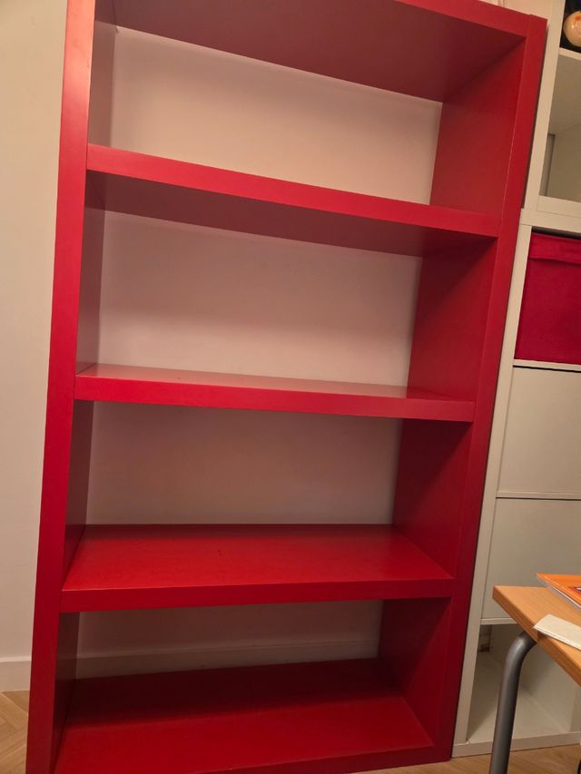 Estantería Roja Ikea