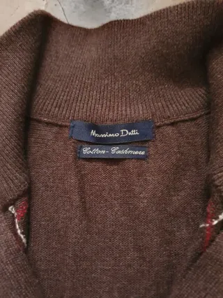 Camisola de malha com padrão argyle