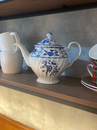 Tetera Johnson Brothers Porcelana Inglesa Azul
