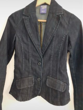 Blazer / Chaqueta vaquera azul. Berska