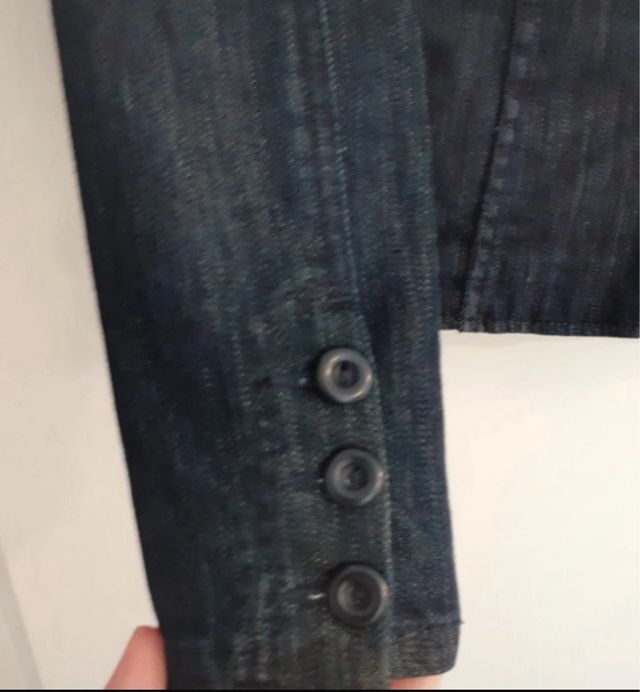 Blazer / Chaqueta vaquera azul. Berska