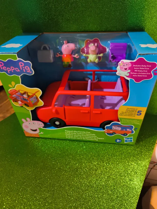 Coche Familiar XXL Peppa Pig y Bebé Evie