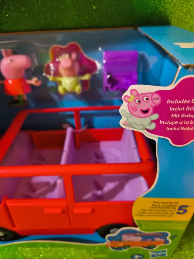 Coche Familiar XXL Peppa Pig y Bebé Evie