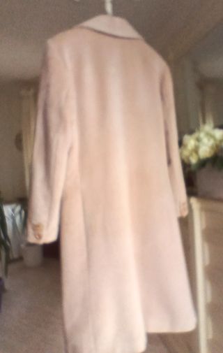 Abrigo lana y cachemira beige