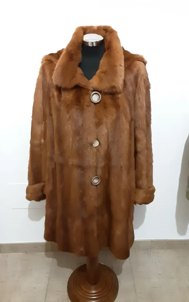Pelliccia rat musquè marrone