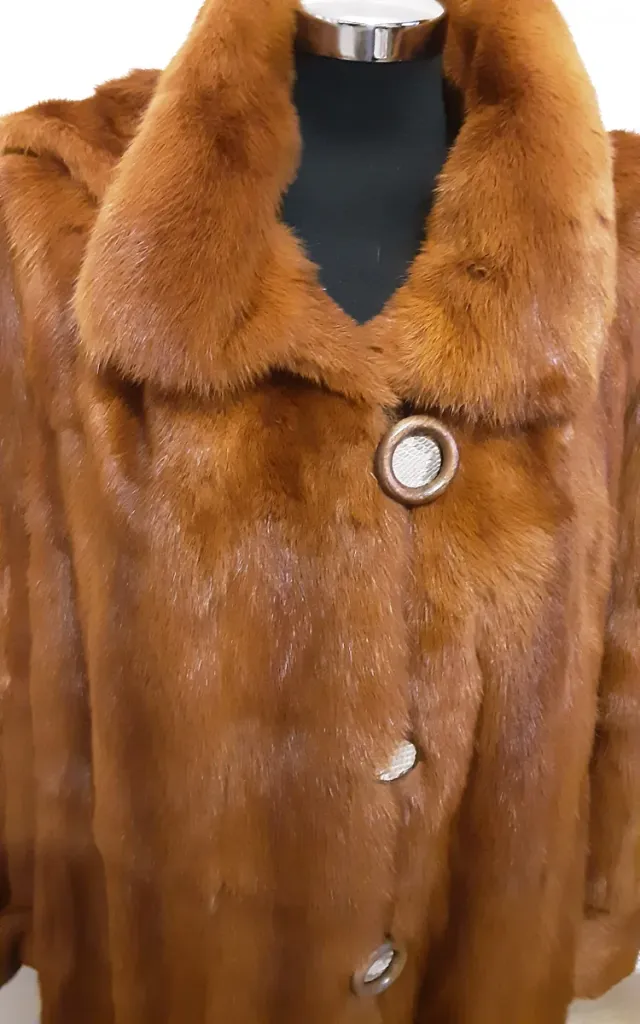Pelliccia rat musquè marrone