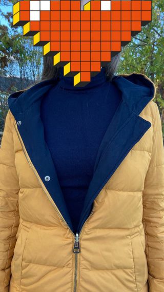 Abrigo acolchado invierno reversible Talla XS-S