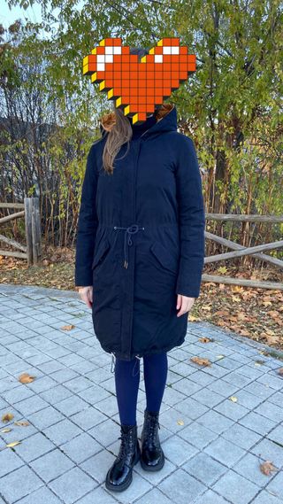 Abrigo acolchado invierno reversible Talla XS-S