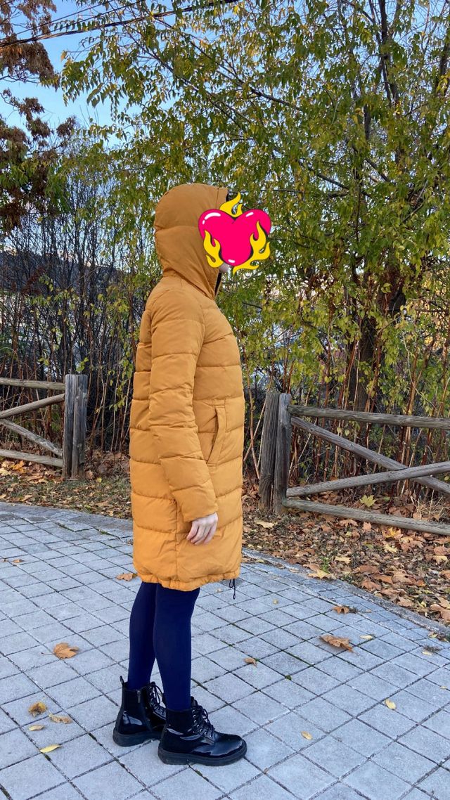 Abrigo acolchado invierno reversible Talla XS-S