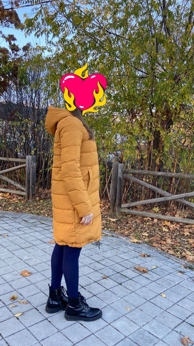 Abrigo acolchado invierno reversible Talla XS-S