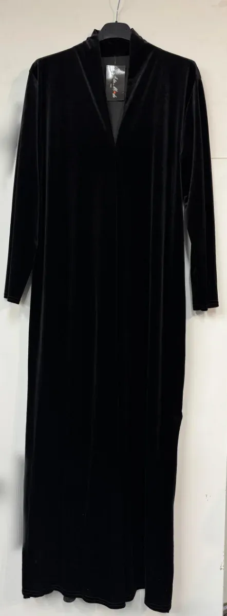 Vestido largo de terciopelo