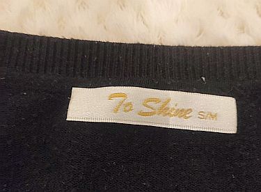 Jersey negro lunares S/M