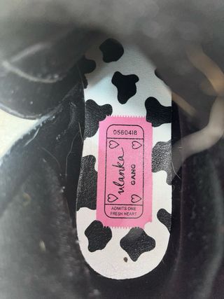 Botas Ulanka altas cordones plataforma track.