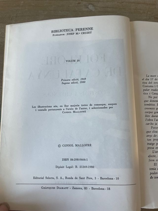 Folklore de Catalunya (Biblioteca perenne)