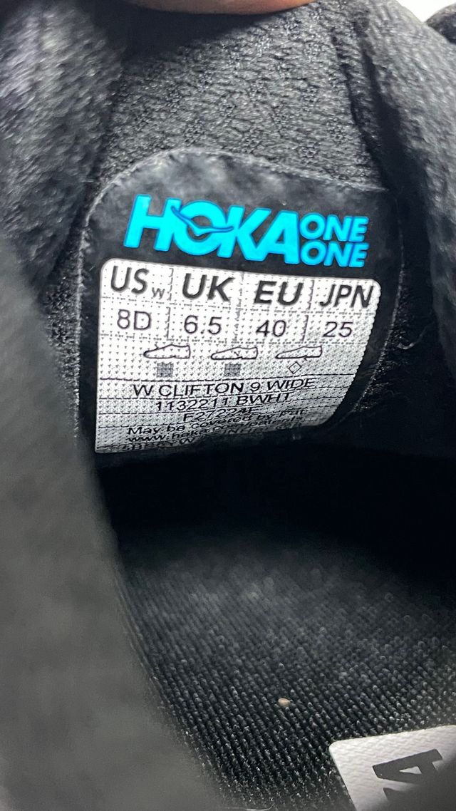 Zapatillas Hoka w Clinton 9wide talla 40