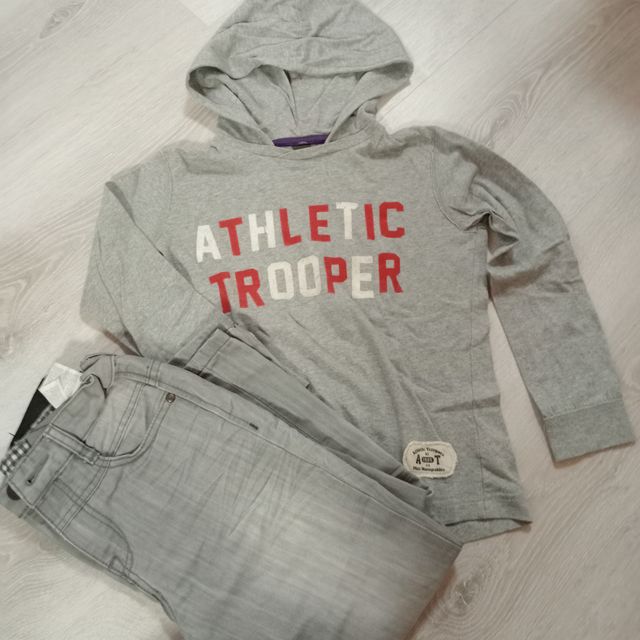 Conjunto Zara niño 6 años vaquero y camiseta