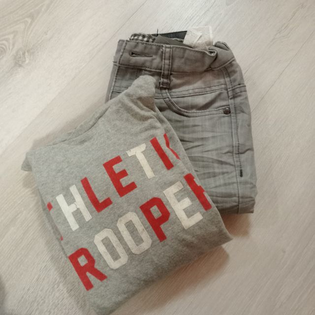 Conjunto Zara niño 6 años vaquero y camiseta