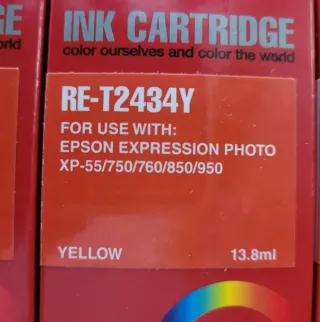 Lote 3 Cartuchos Tinta Epson RE-T243