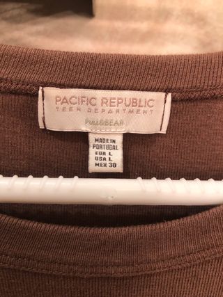 Lote 2 Camisetas Manga Corta Pull&Bear y DoubleUsa