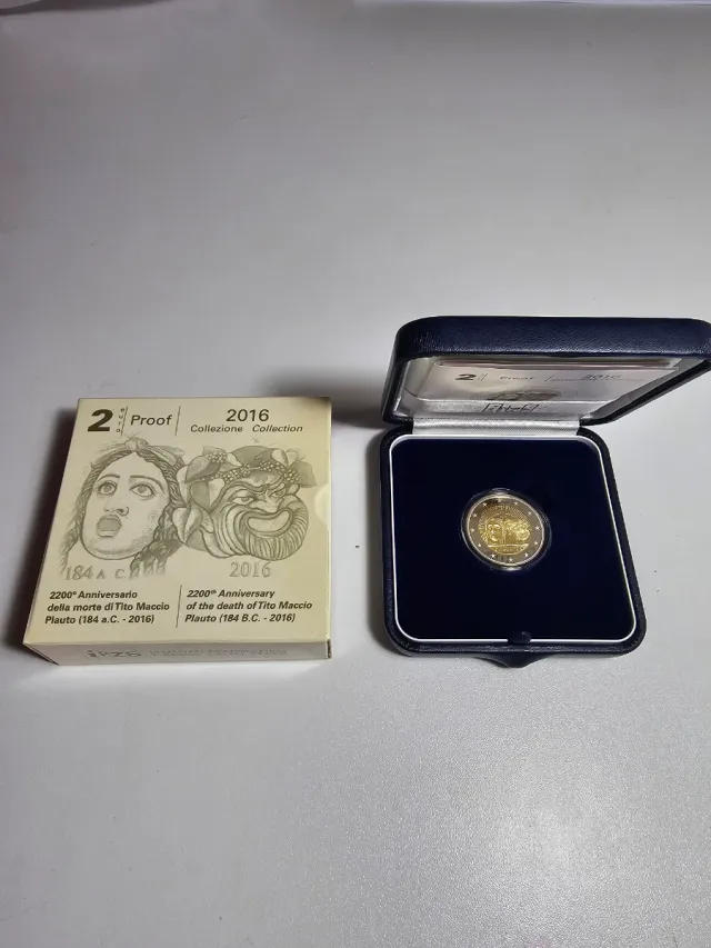 2 Euro 2016 Italia Proof - Plauto