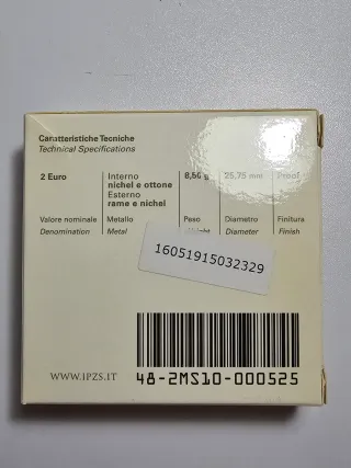 2 Euro 2016 Italia Proof - Plauto