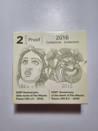 2 Euro 2016 Italia Proof - Plauto