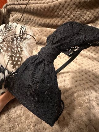 Set 3 diademas lazo pelo