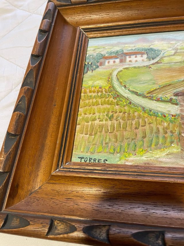 Cuadro Paisaje rural J. Torres Óleo