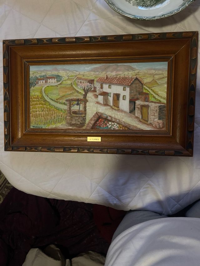 Cuadro Paisaje rural J. Torres Óleo
