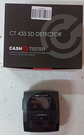 Detector Billetes Falsos CT 433 SD Cash Tester