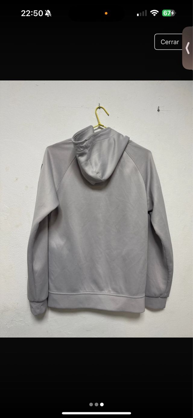 Chaqueta Adidas Gris Talla S
