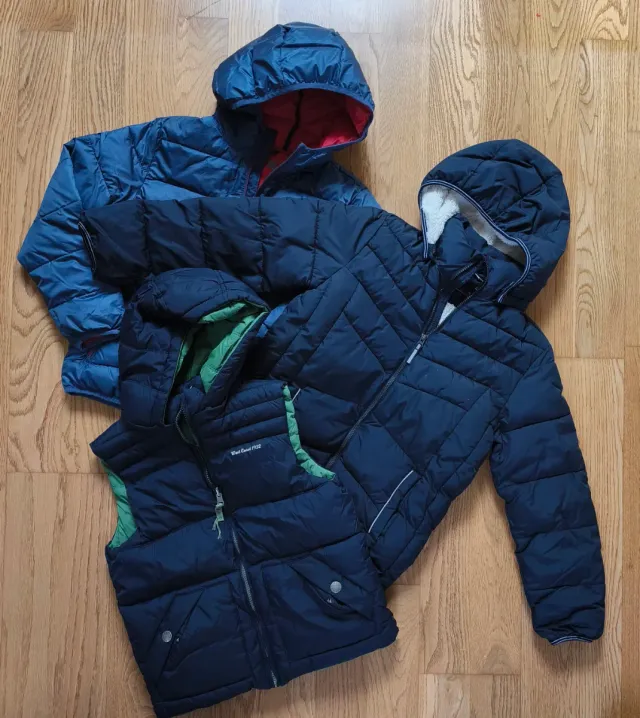 Abrigo cazadora y chaleco talla 11-12