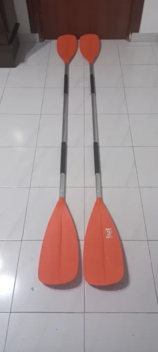 2 Remos Kayak Naranja