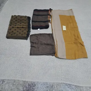 Set 3 sciarpe uomo donna