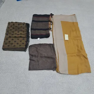 Set 3 sciarpe uomo donna