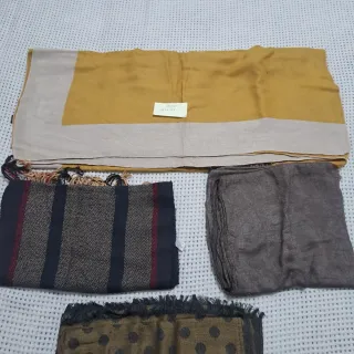 Set 3 sciarpe uomo donna