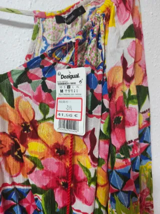 Camisa Desigual Estampado Floral Talla M