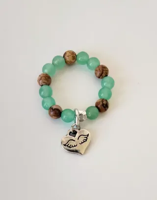 Anello pietre con cuore