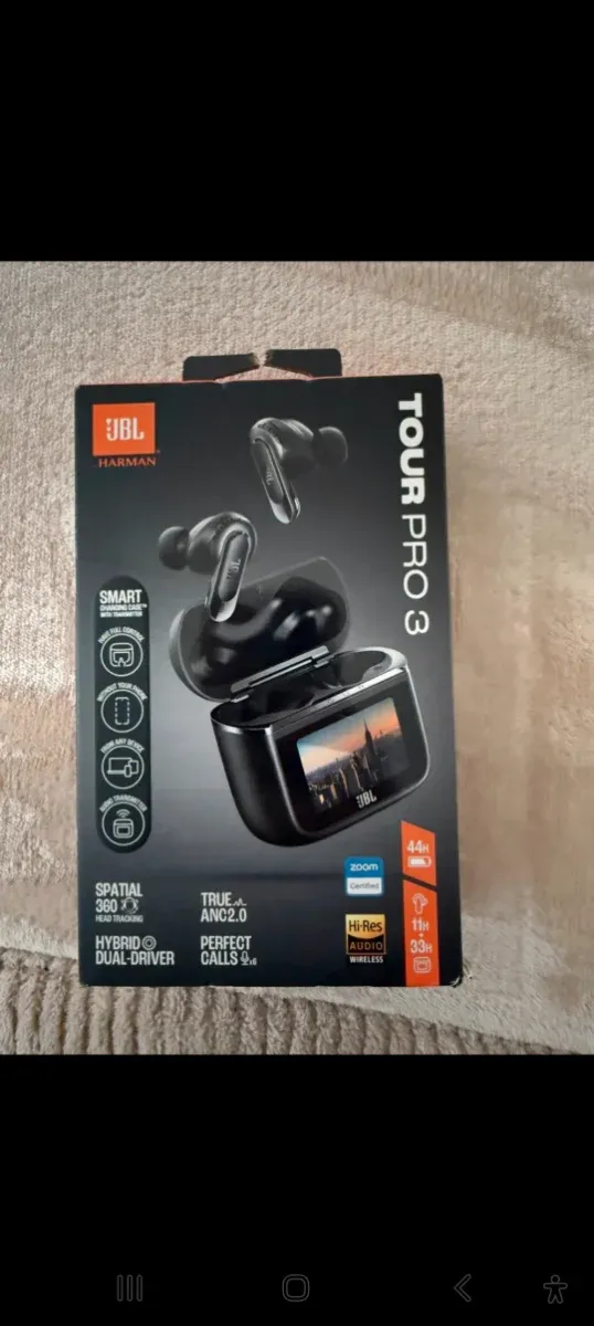 Auriculares JBL Tour Pro 3 Negro